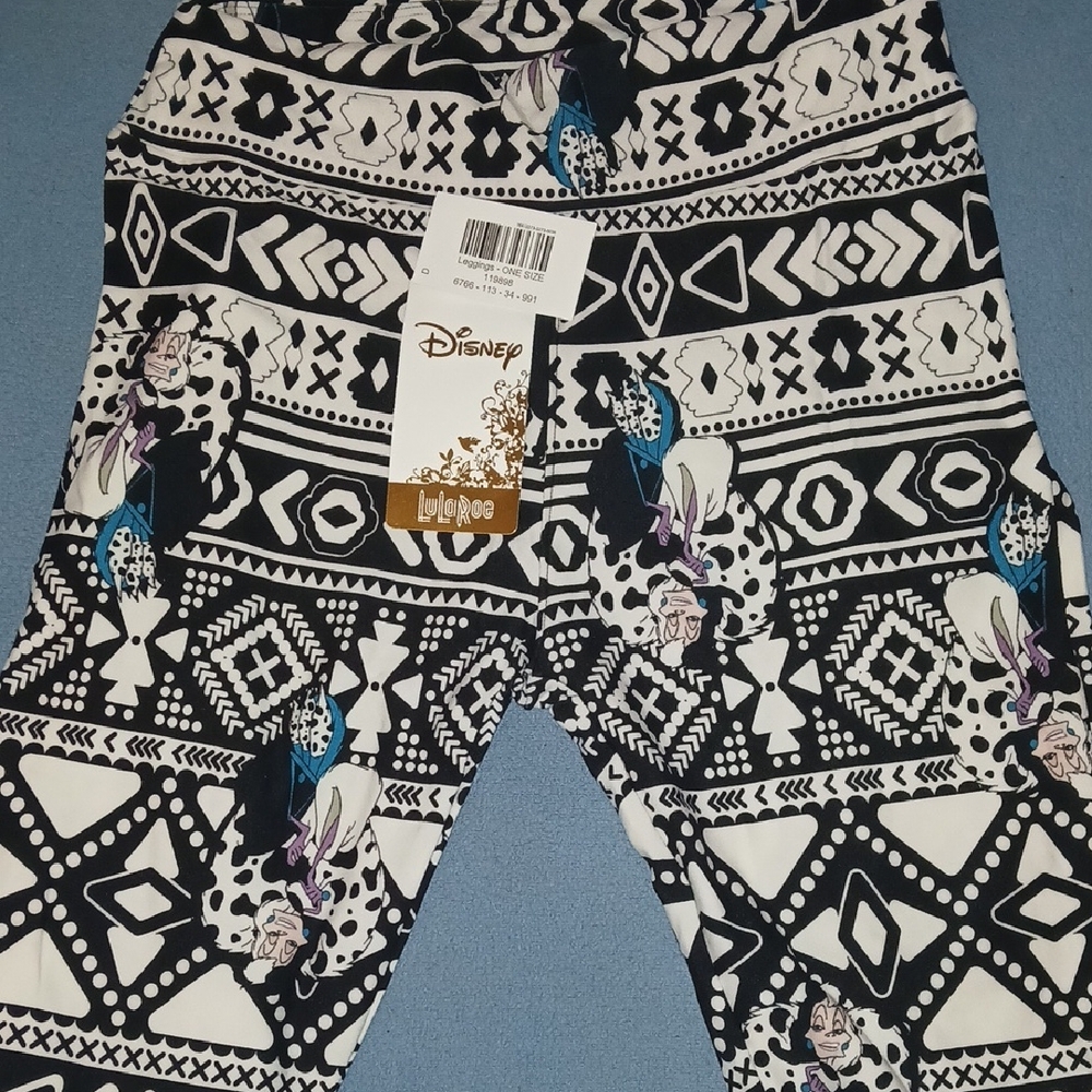 Disney Cruella De Ville Lularoe Leggings (OS)